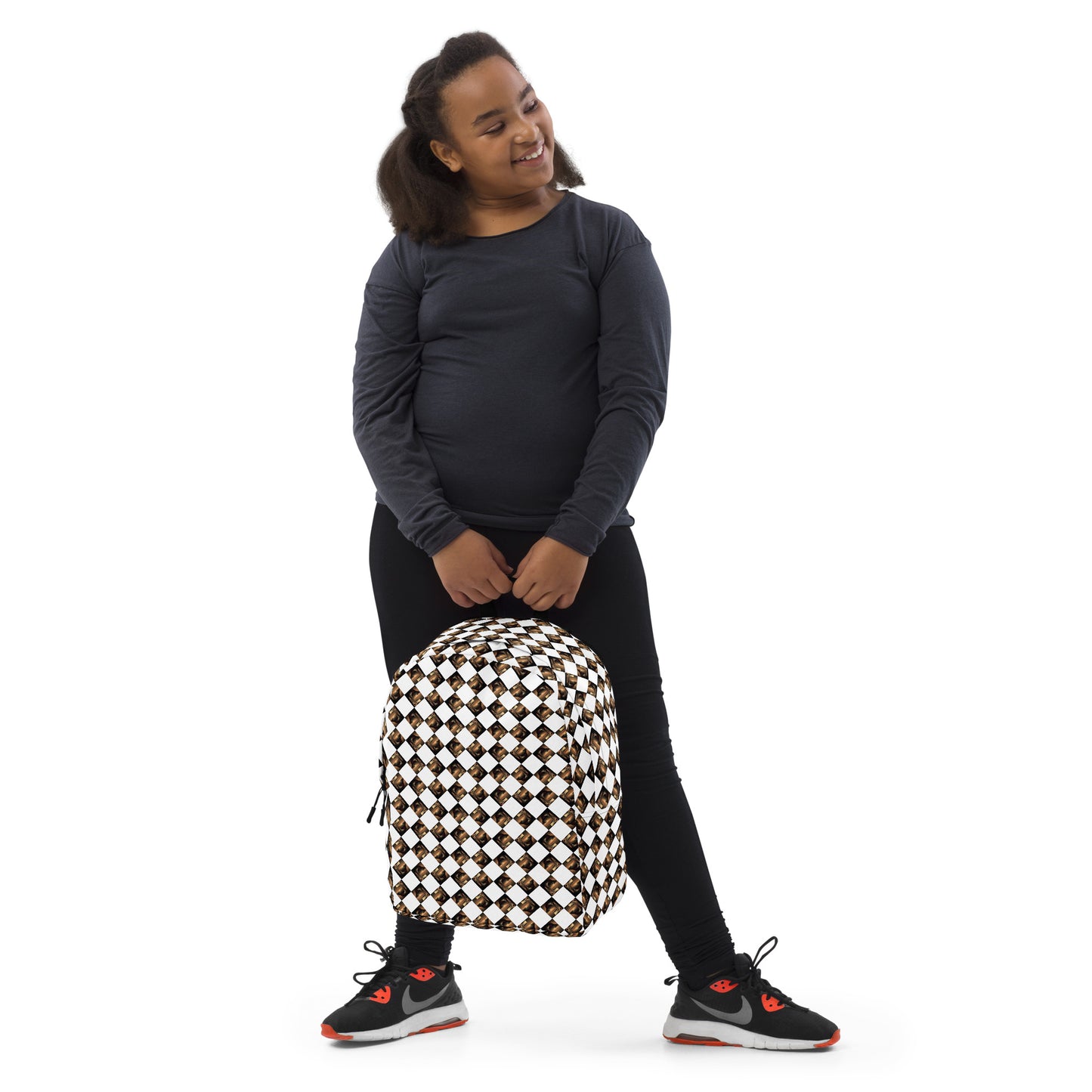 Diamond Gold Minimalist Backpack (Full Print) - The God Ball Originals by Chris Rabalais (2024)