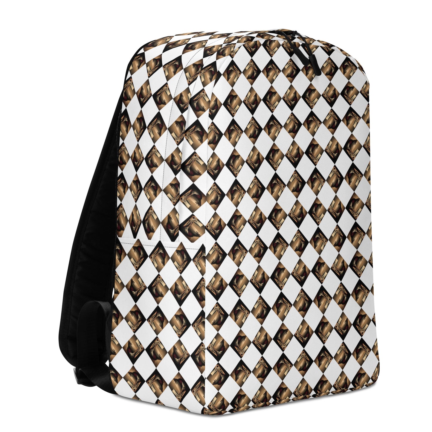 Diamond Gold Minimalist Backpack (Full Print) - The God Ball Originals by Chris Rabalais (2024)