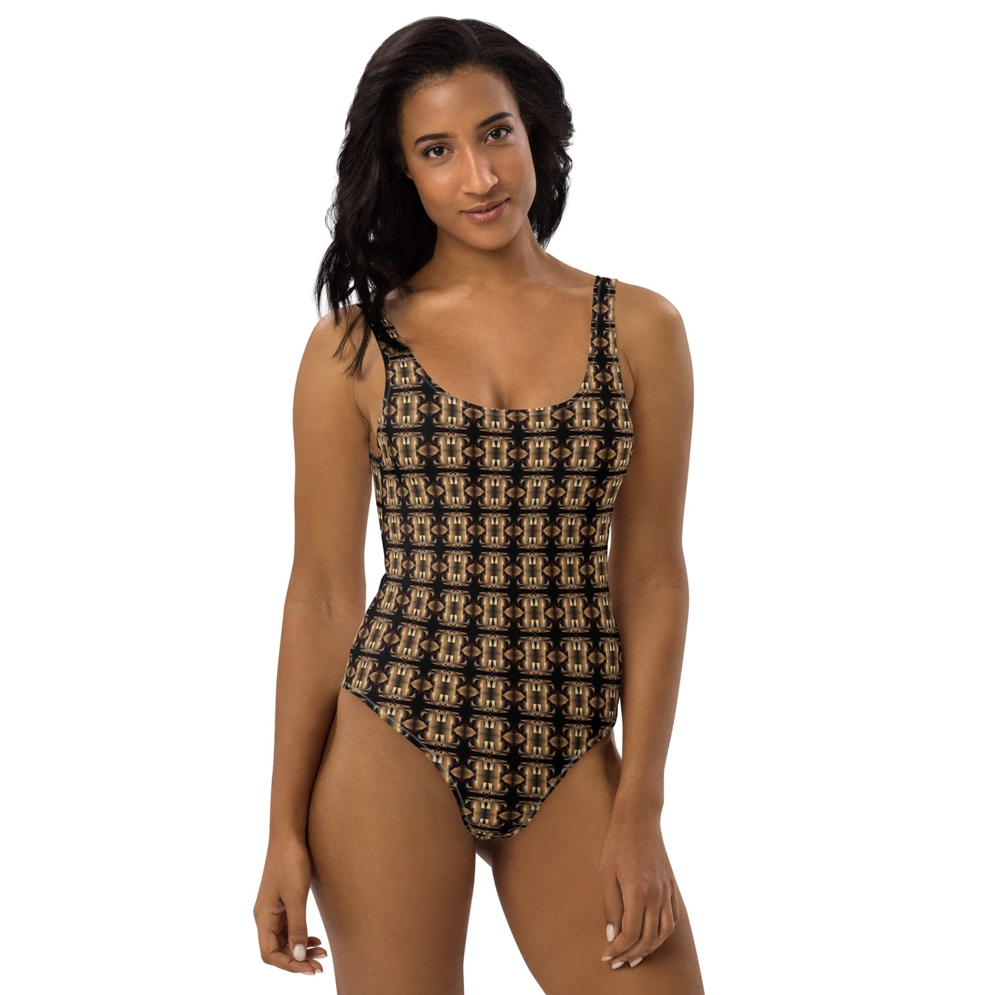 Platinum One-Piece Swimsuit (Full Print) - The God Ball Originals by Chris Rabalais (2024)
