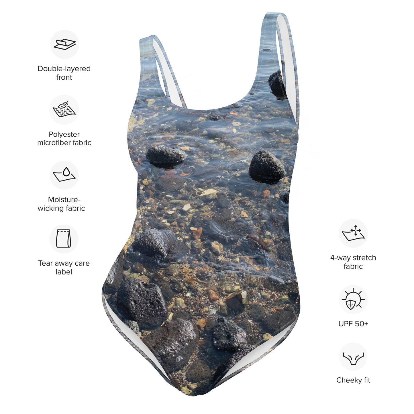 Holy Land Origins One-Piece Swimsuit - Sea of Galilee (Israel) - The God Ball Originals by Chris Rabalais (2024)