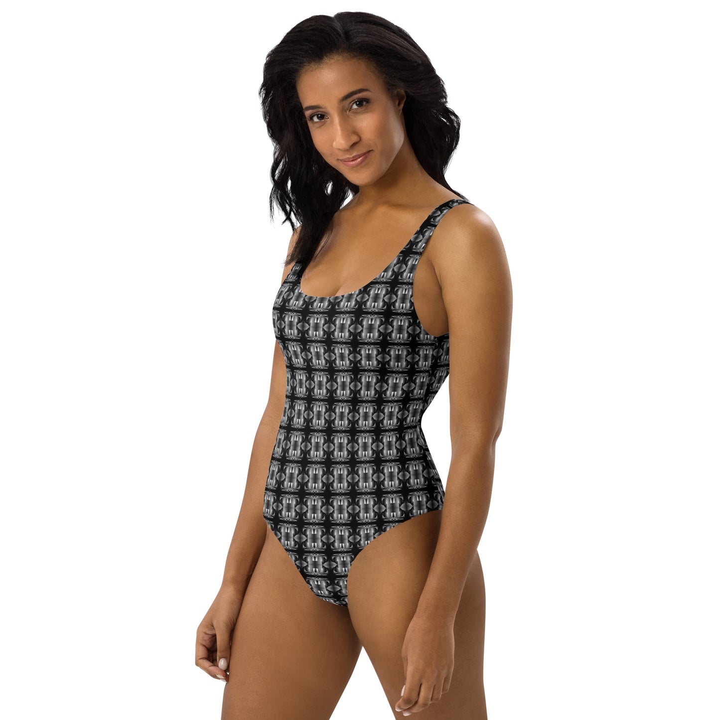 Classic One-Piece Ladies Swimsuit - The God Ball Originals by Chris Rabalais (2024)