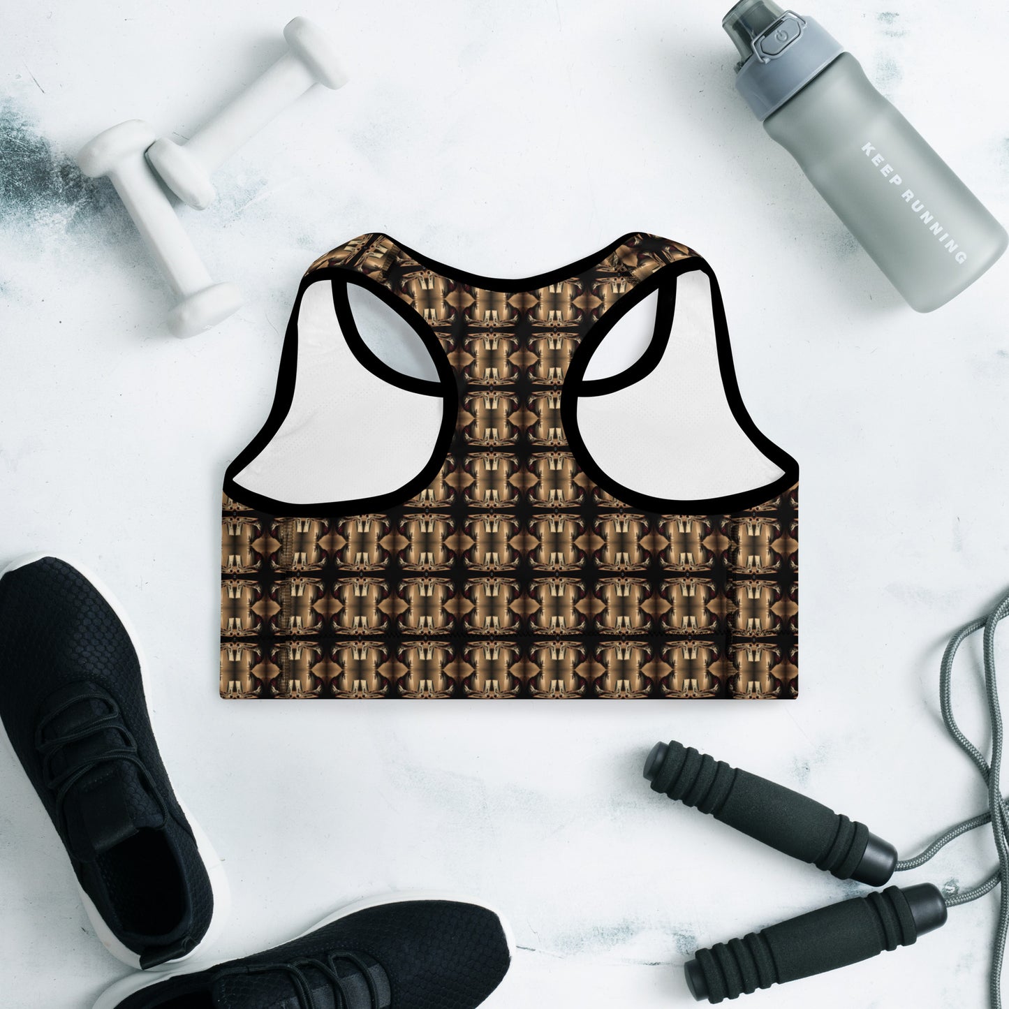 Premium Padded Sports Bra (Full Print) - The God Ball Originals by Chris Rabalais (2024)