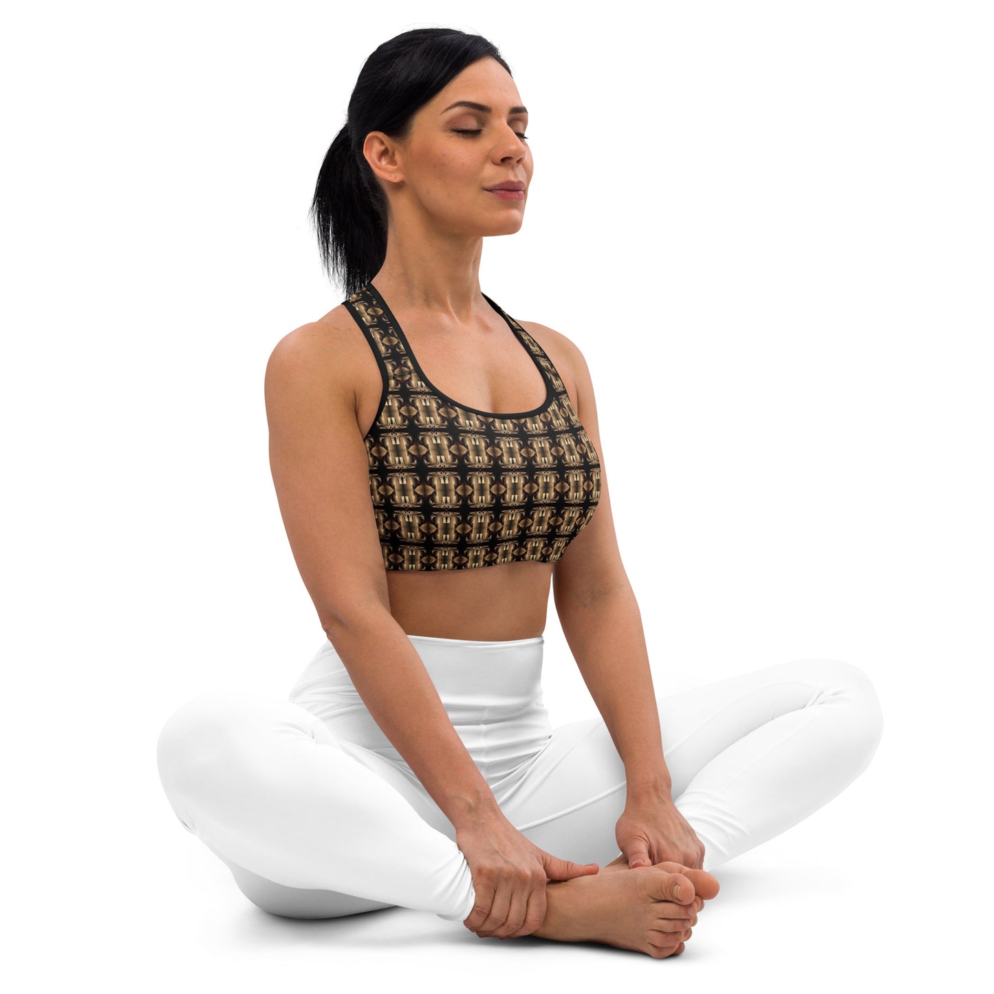 Premium Padded Sports Bra (Full Print) - The God Ball Originals by Chris Rabalais (2024)