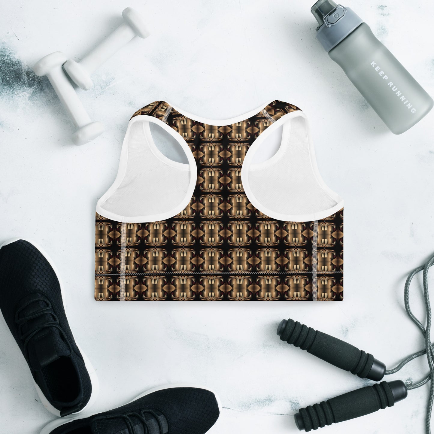 Premium Padded Sports Bra (Full Print) - The God Ball Originals by Chris Rabalais (2024)