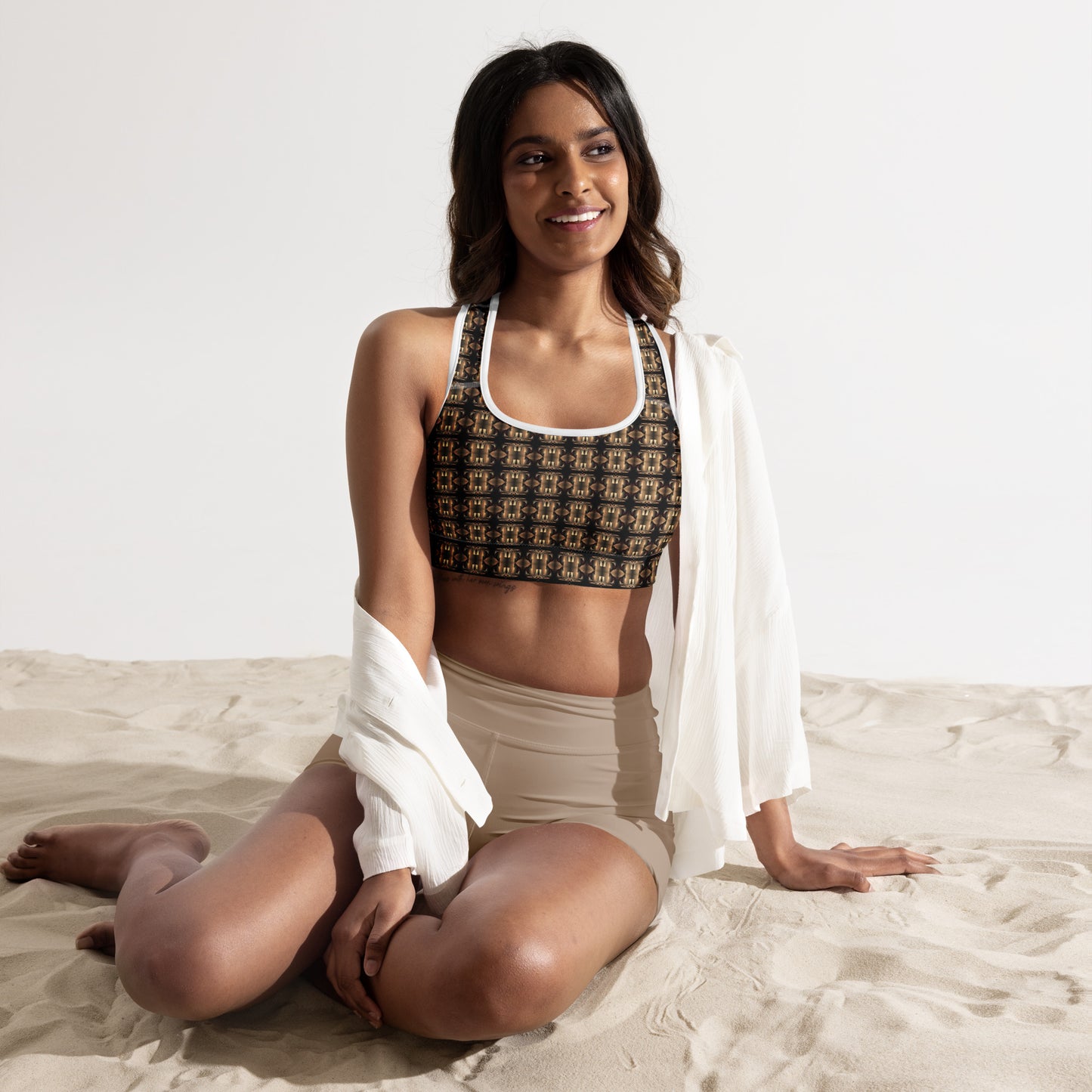 Premium Padded Sports Bra (Full Print) - The God Ball Originals by Chris Rabalais (2024)