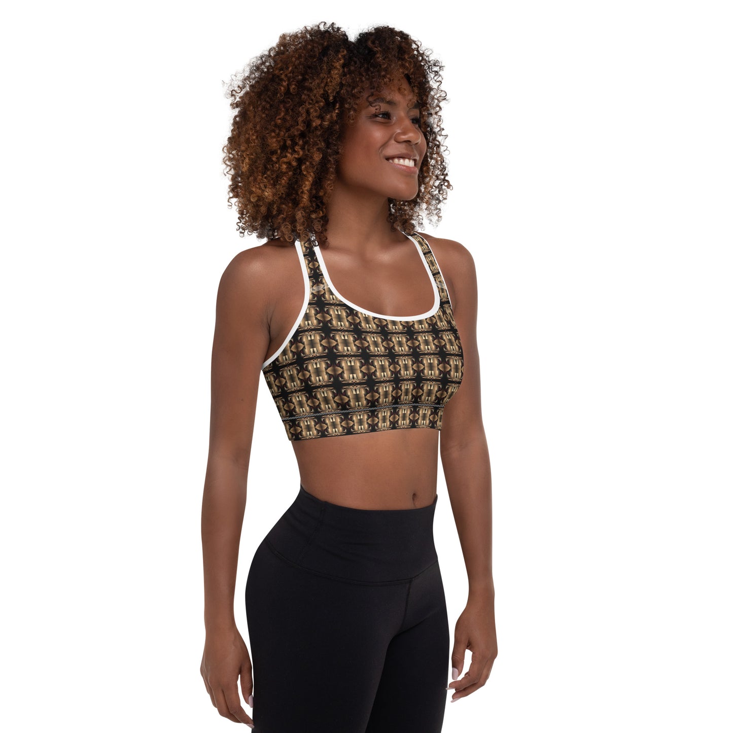 Premium Padded Sports Bra (Full Print) - The God Ball Originals by Chris Rabalais (2024)
