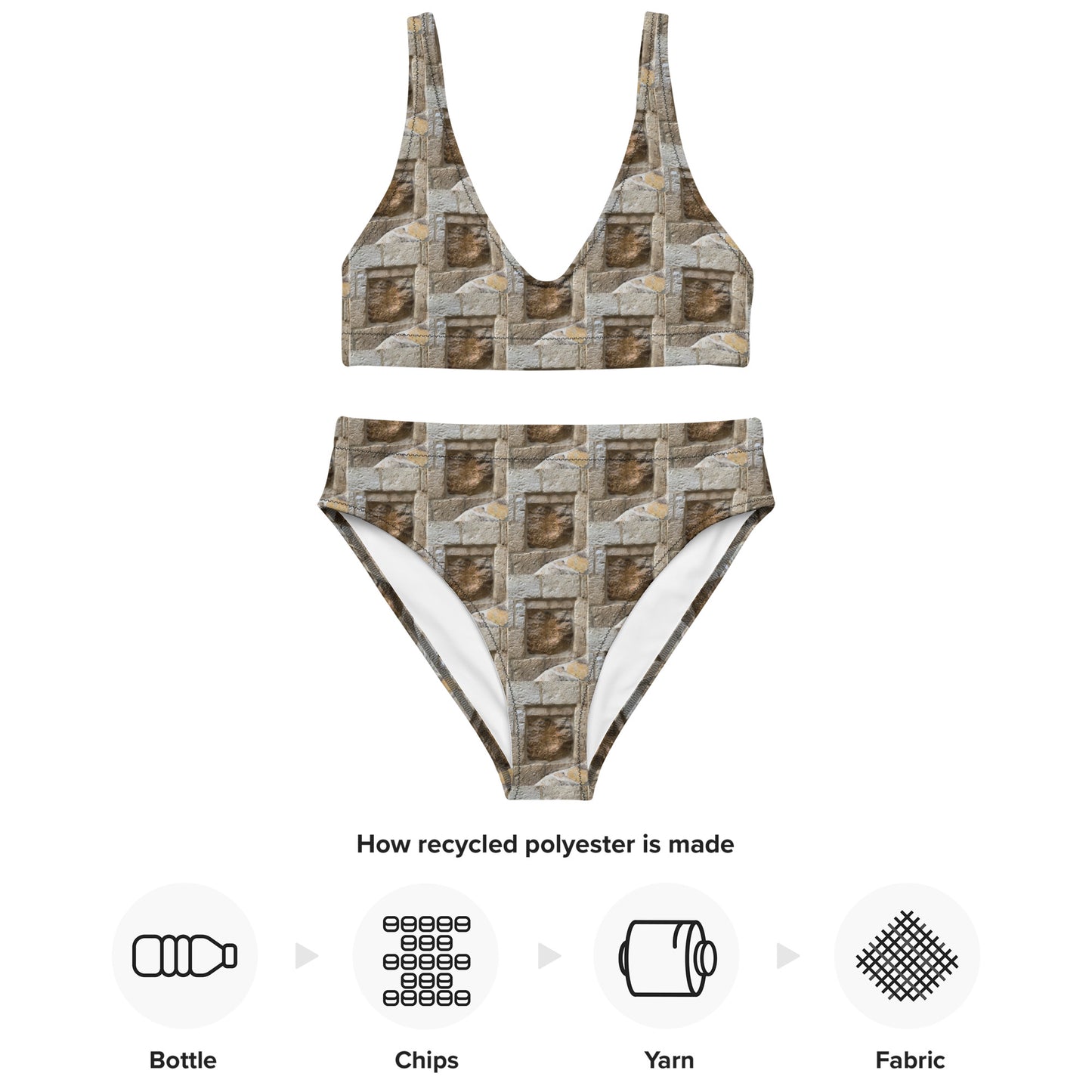 Holy Land Origins Ladies Two-Piece Bikini - Via Dolorosa at Jerusalem - The God Ball Originals by Chris Rabalais (2024)