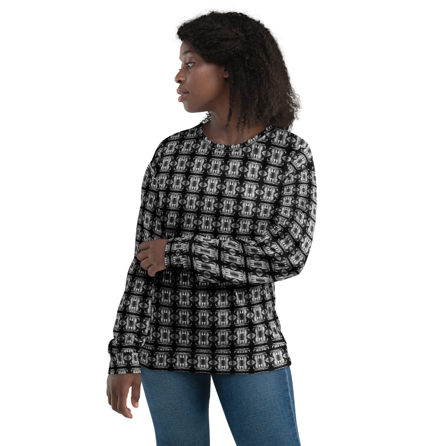 Classic Unisex Sweatshirt (Full Print) - The God Ball Originals by Chris Rabalais (2024)