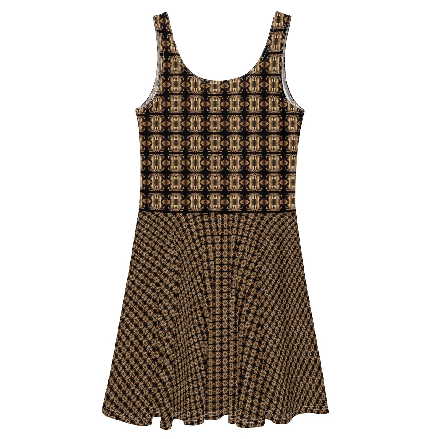 Platinum Skater Dress (Full Print) - The God Ball Originals by Chris Rabalais (2024)