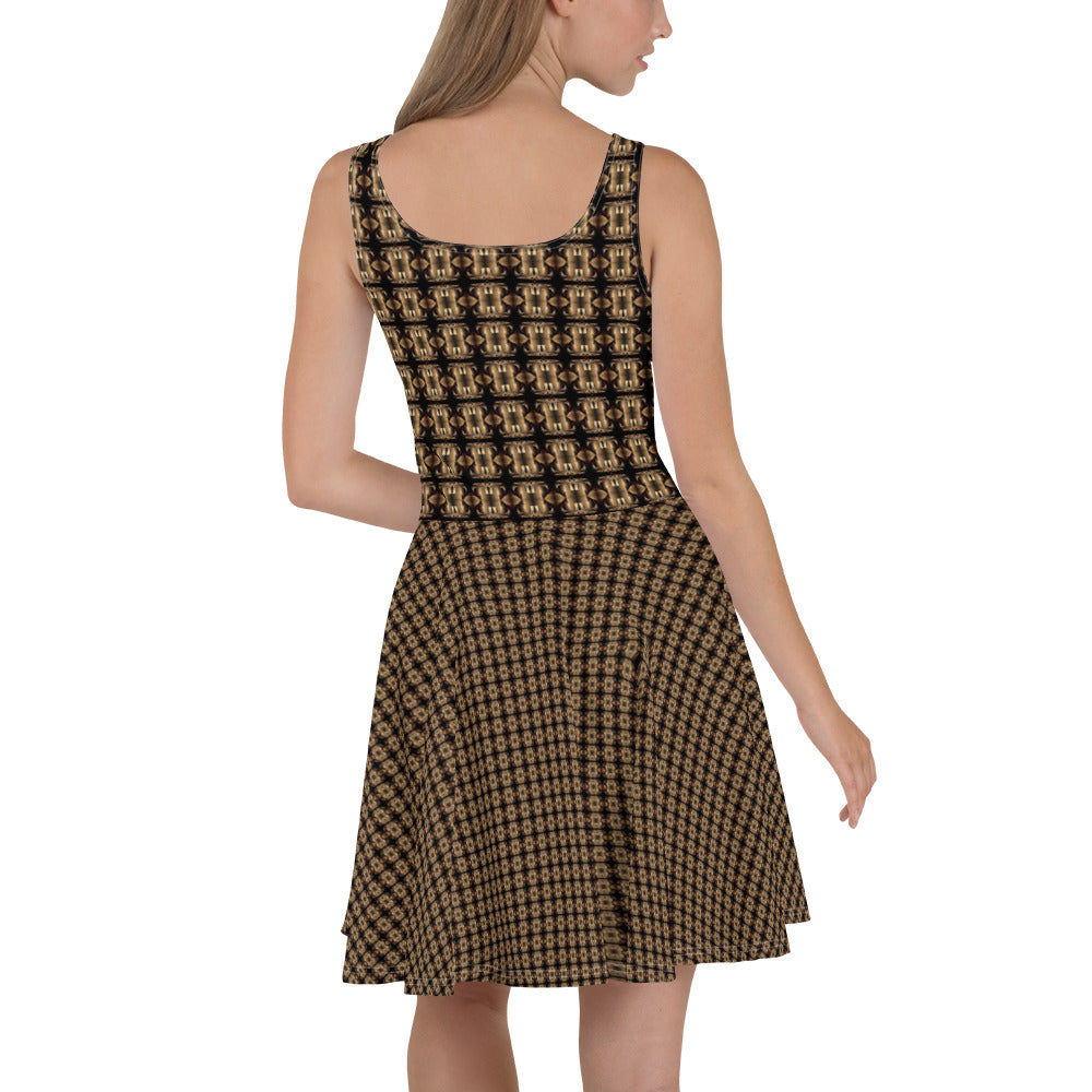 Platinum Skater Dress (Full Print) - The God Ball Originals by Chris Rabalais (2024)