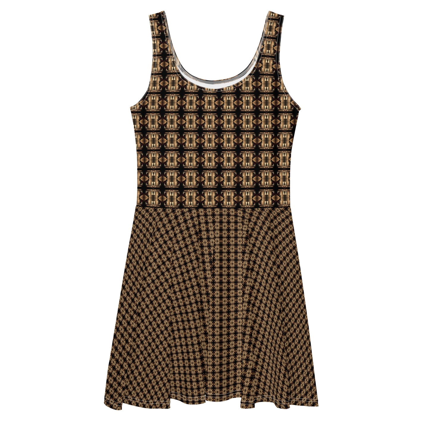 Platinum Skater Dress (Full Print) - The God Ball Originals by Chris Rabalais (2024)