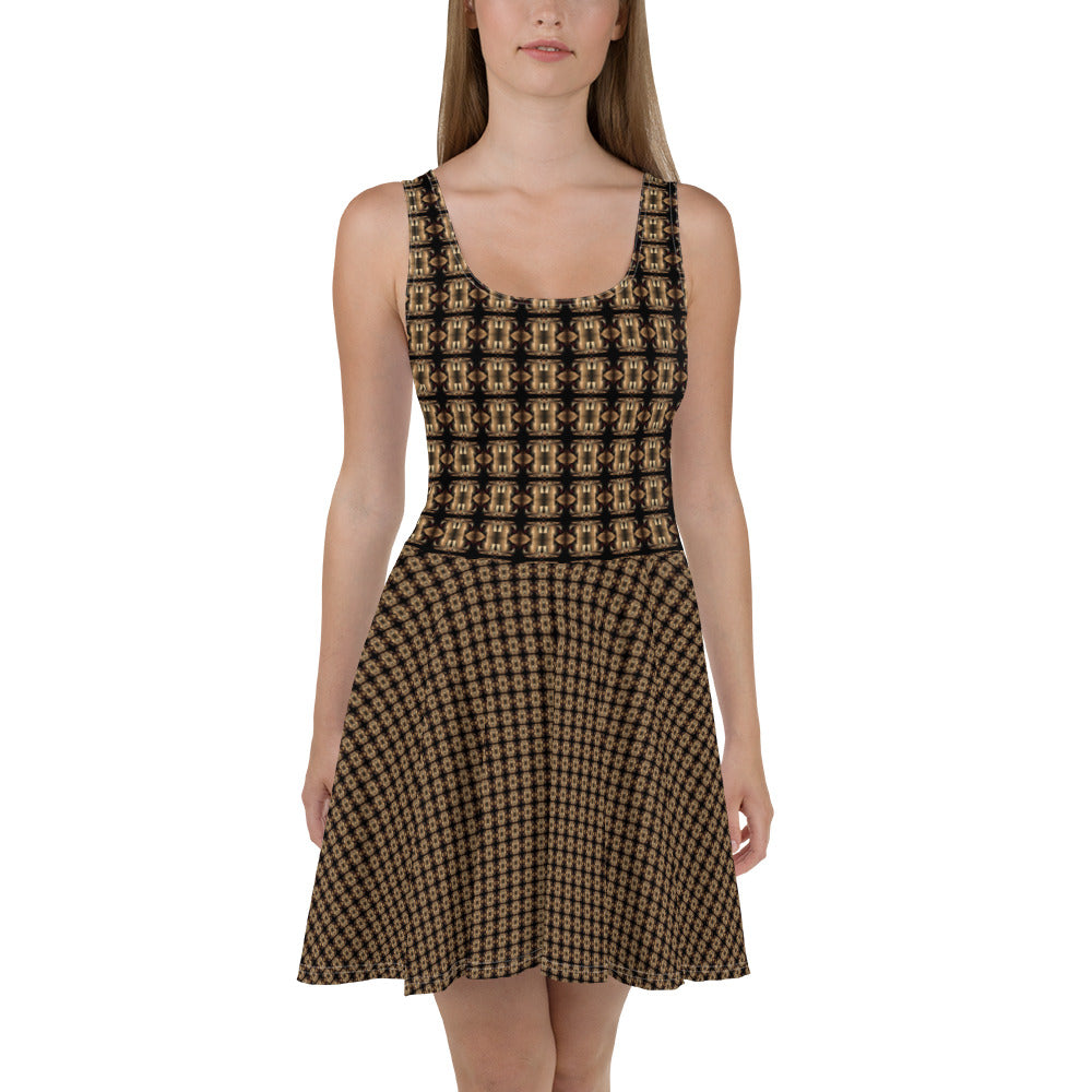 Platinum Skater Dress (Full Print) - The God Ball Originals by Chris Rabalais (2024)