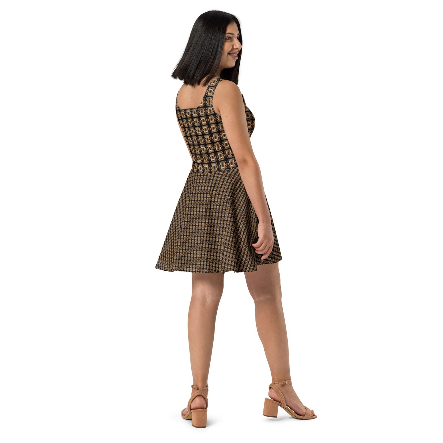 Platinum Skater Dress (Full Print) - The God Ball Originals by Chris Rabalais (2024)