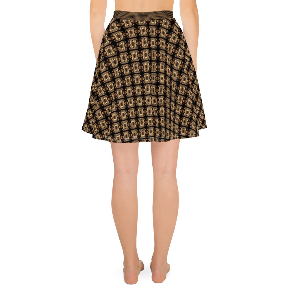 Premium Ladies Skater Skirt (Full Print) - The God Ball Originals by Chris Rabalais (2024)