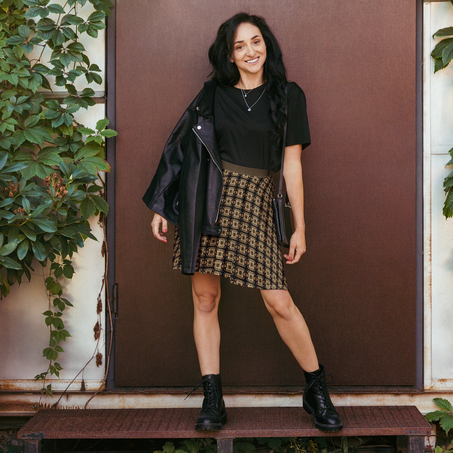 Premium Ladies Skater Skirt (Full Print) - The God Ball Originals by Chris Rabalais (2024)