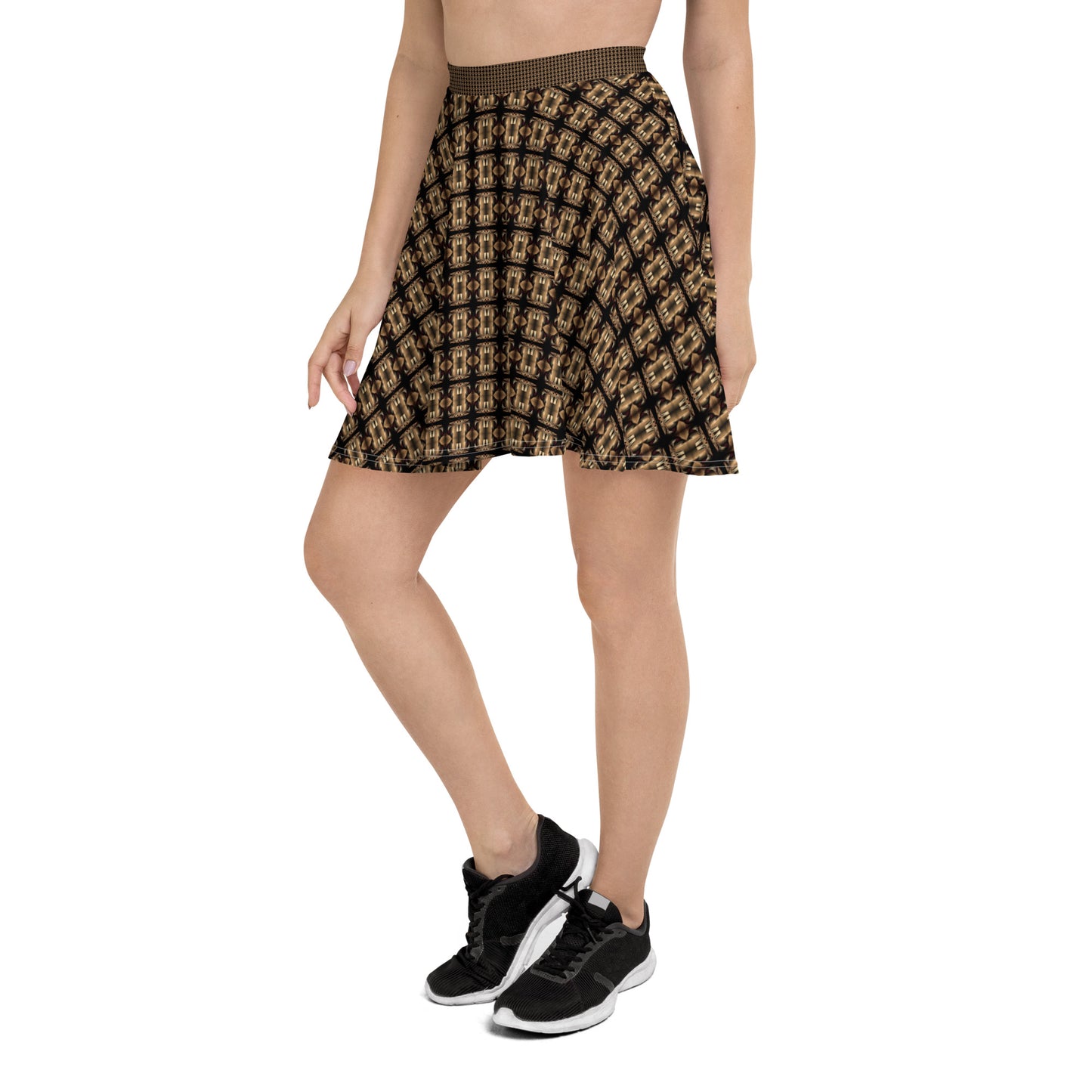 Premium Ladies Skater Skirt (Full Print) - The God Ball Originals by Chris Rabalais (2024)