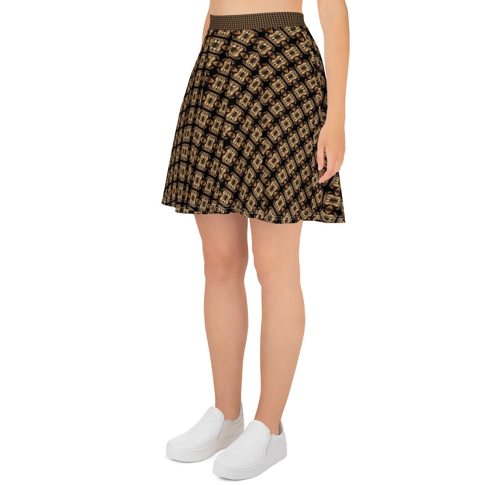 Premium Ladies Skater Skirt (Full Print) - The God Ball Originals by Chris Rabalais (2024)