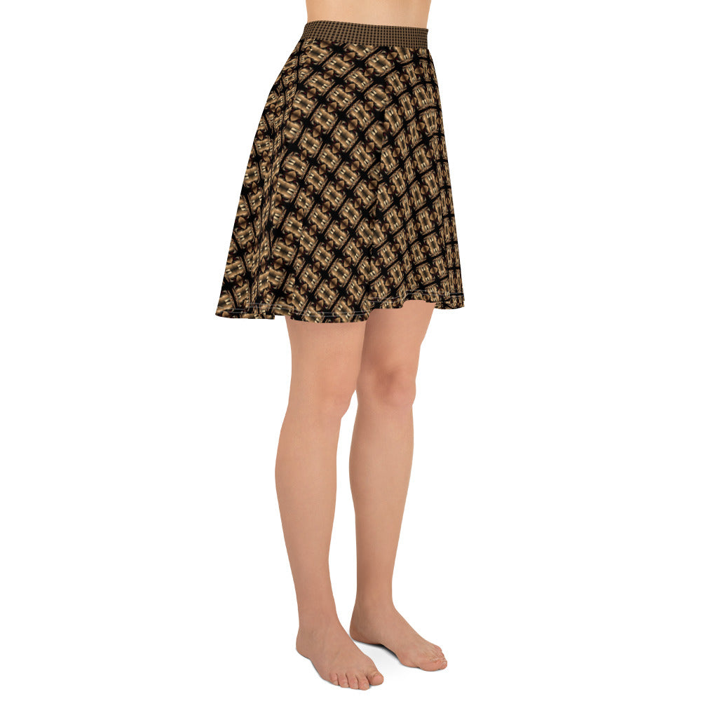 Premium Ladies Skater Skirt (Full Print) - The God Ball Originals by Chris Rabalais (2024)