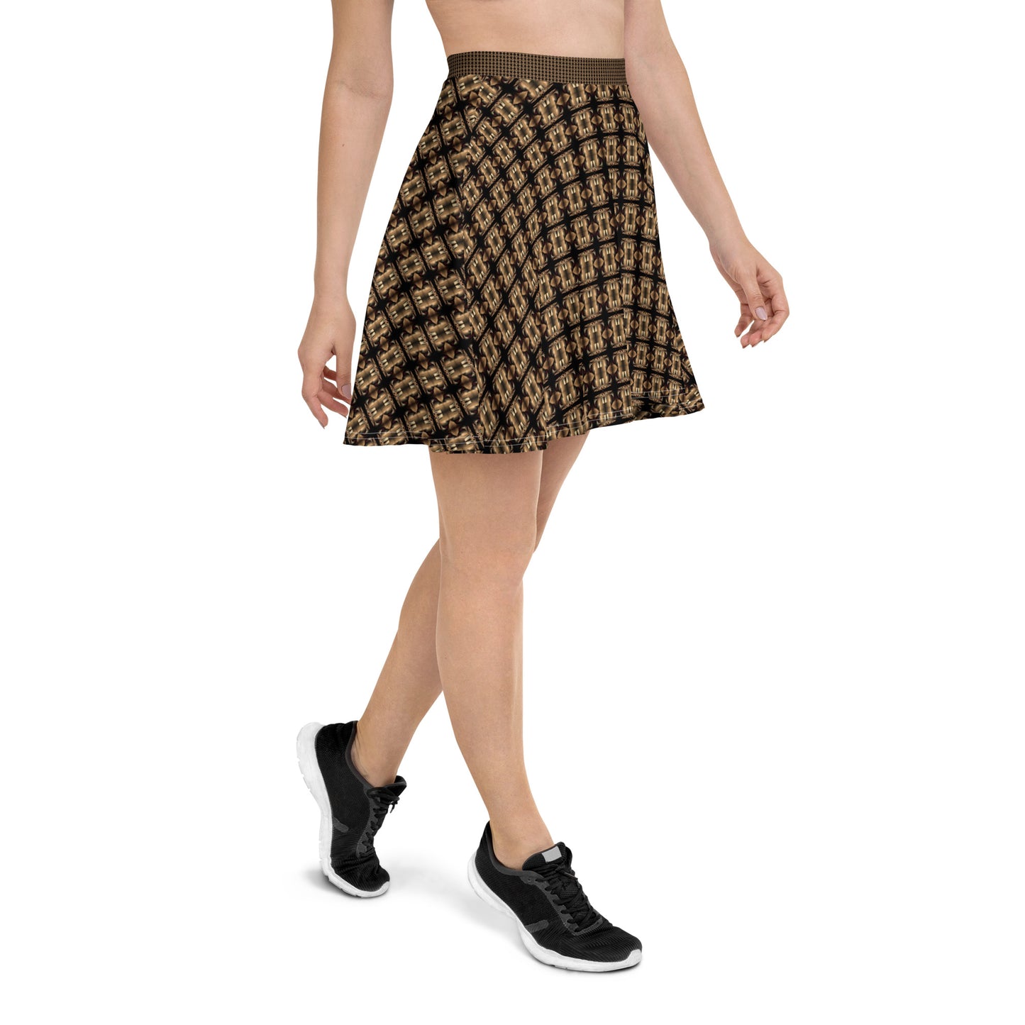 Premium Ladies Skater Skirt (Full Print) - The God Ball Originals by Chris Rabalais (2024)