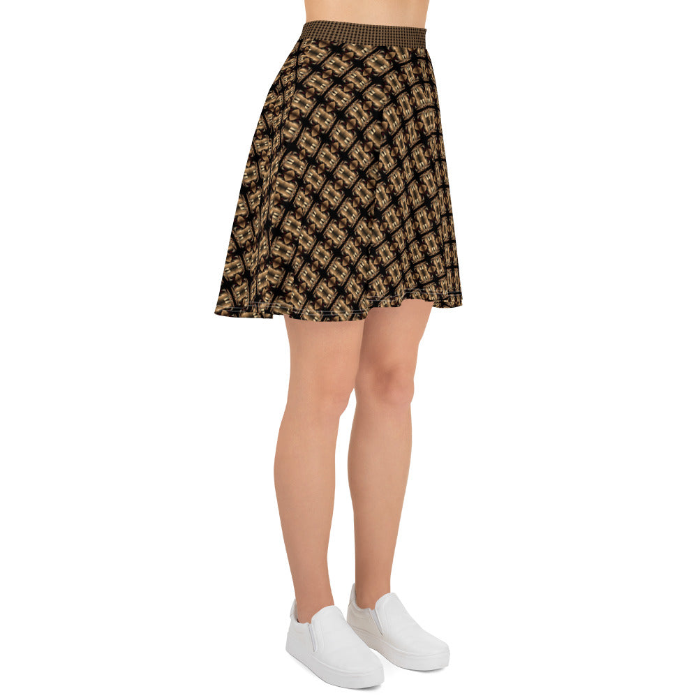 Premium Ladies Skater Skirt (Full Print) - The God Ball Originals by Chris Rabalais (2024)