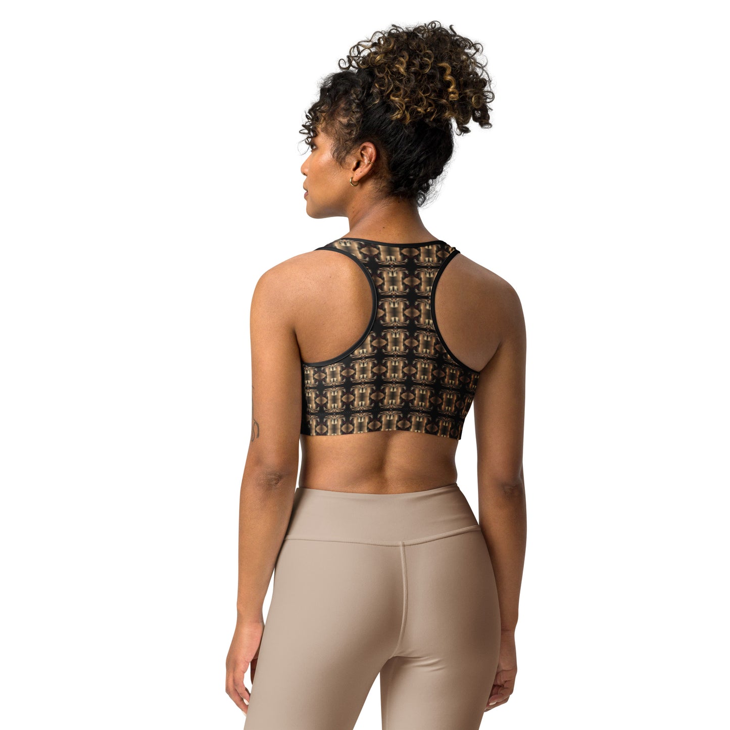 Platinum Sports Bra (Full Print) - The God Ball Originals by Chris Rabalais (2024)