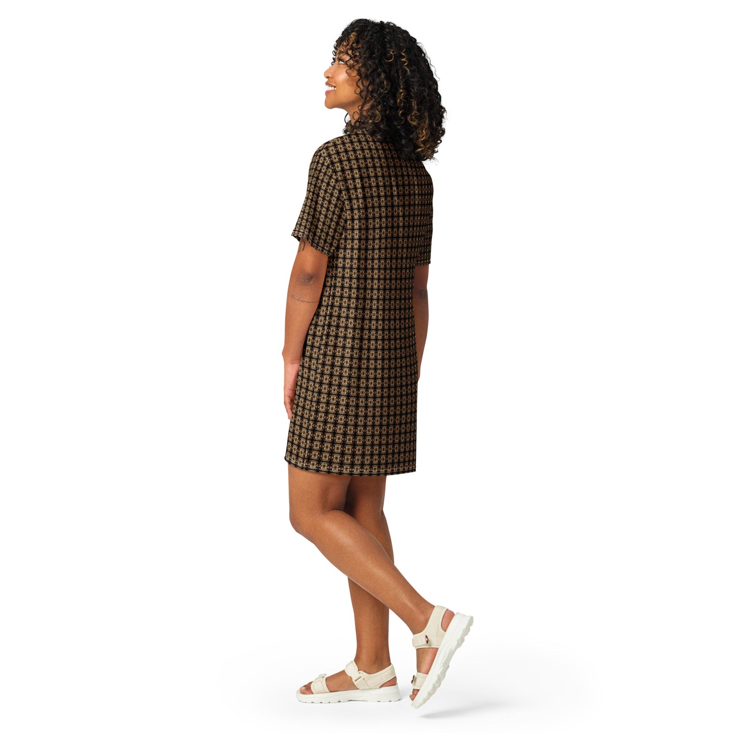 Platinum T-Shirt Dress (Full Print) - The God Ball Originals by Chris Rabalais (2024)