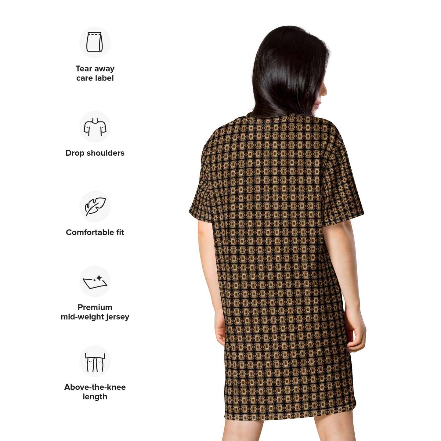Platinum T-Shirt Dress (Full Print) - The God Ball Originals by Chris Rabalais (2024)