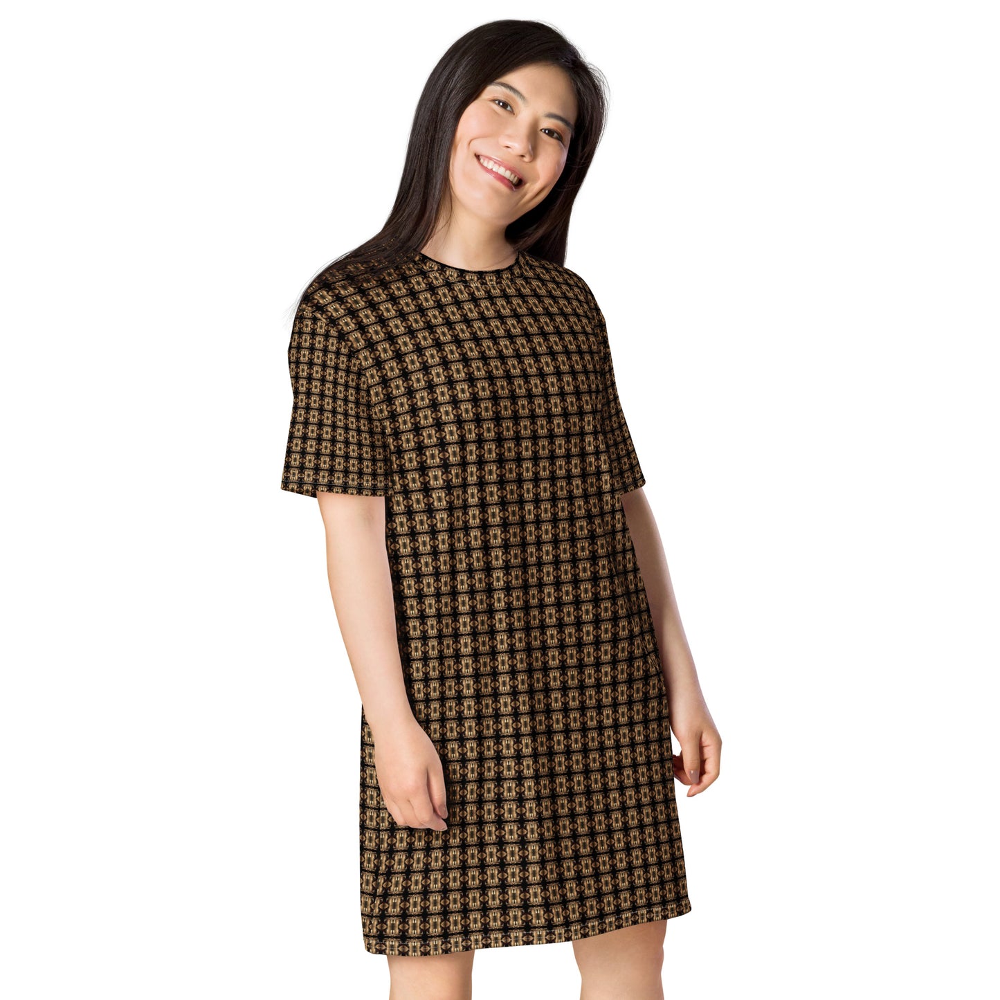 Platinum T-Shirt Dress (Full Print) - The God Ball Originals by Chris Rabalais (2024)