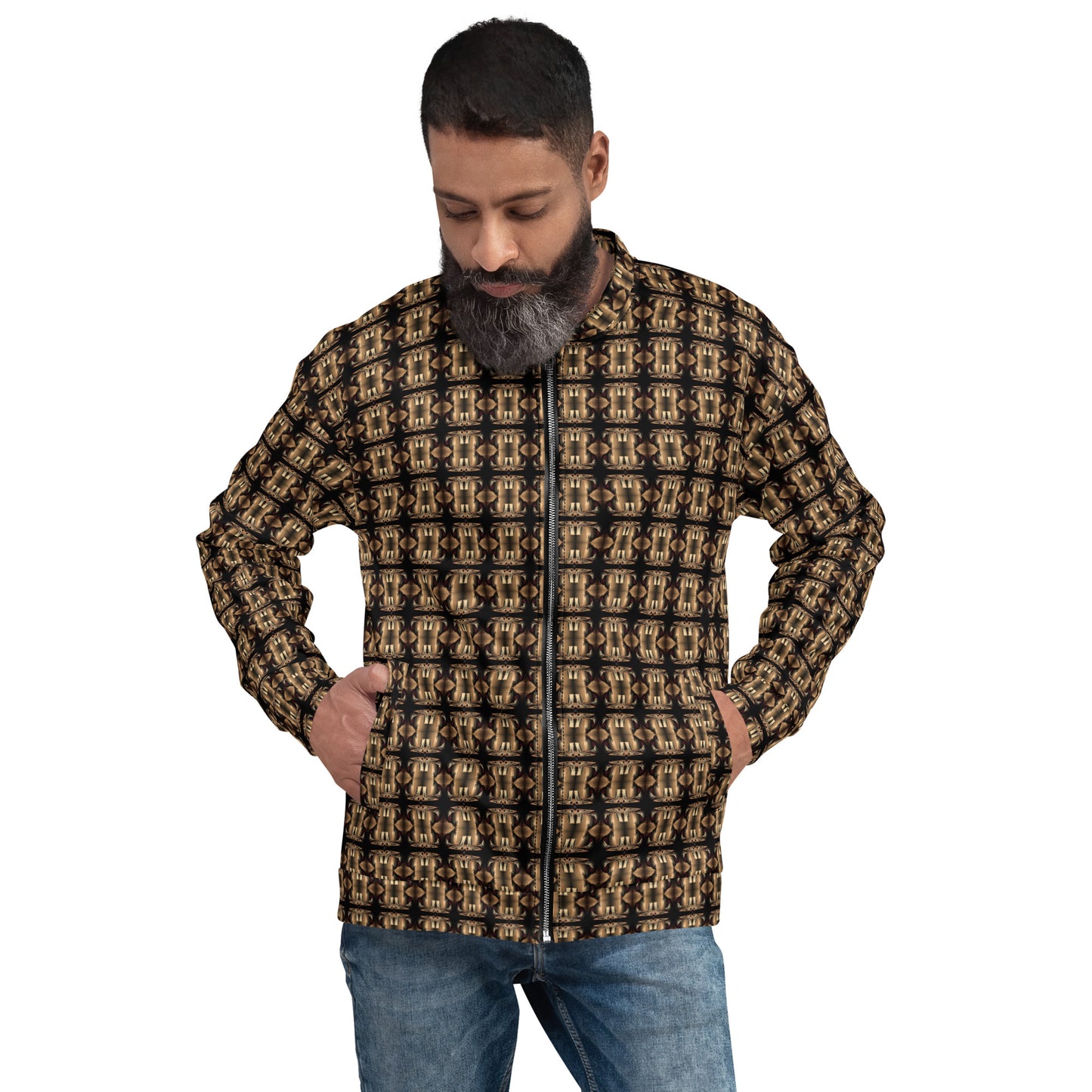 Unisex Bomber Jacket (Full Print) - The God Ball Originals by Chris Rabalais (2024)
