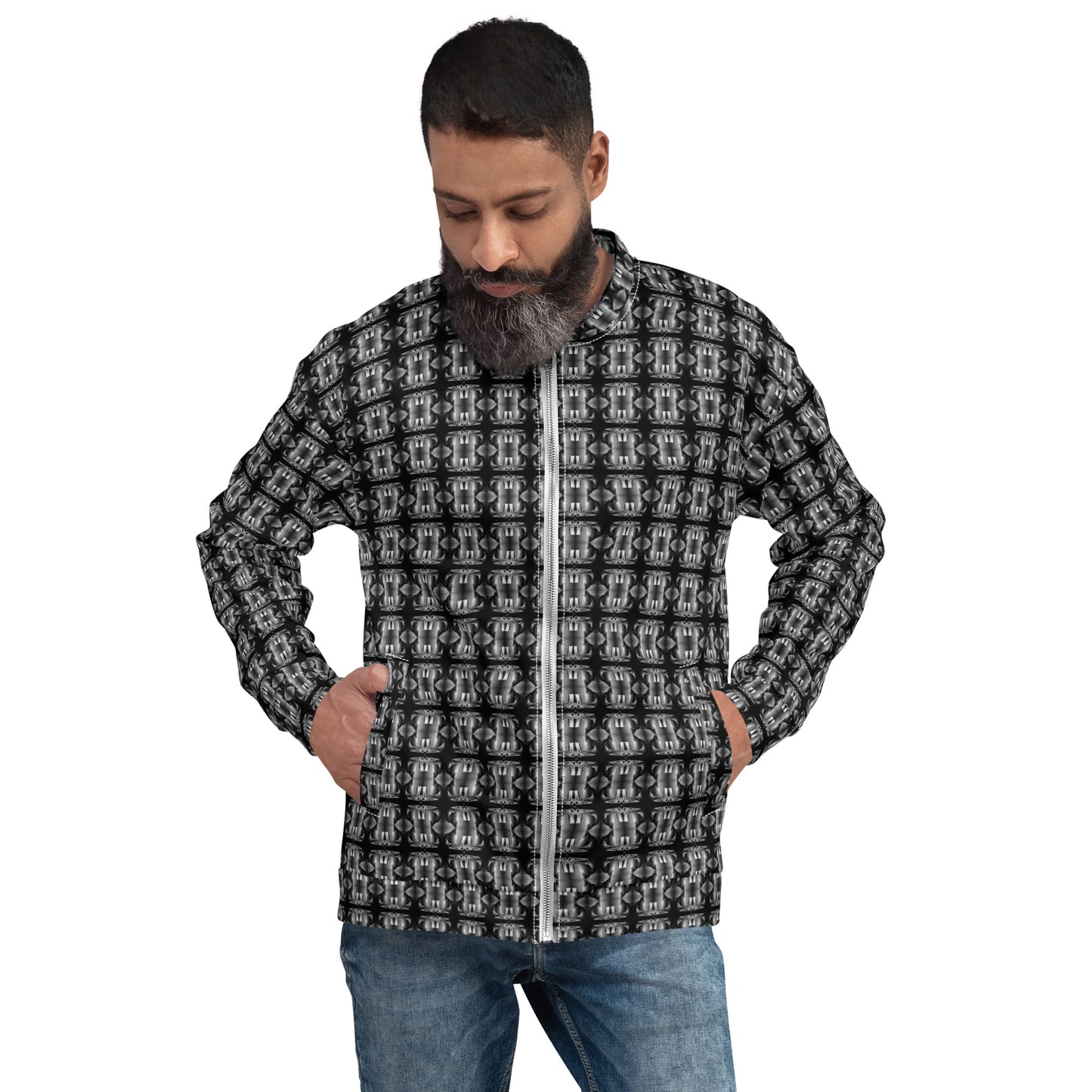 Classic Unisex Bomber Jacket (Full Print) - The God Ball Originals by Chris Rabalais (2024)
