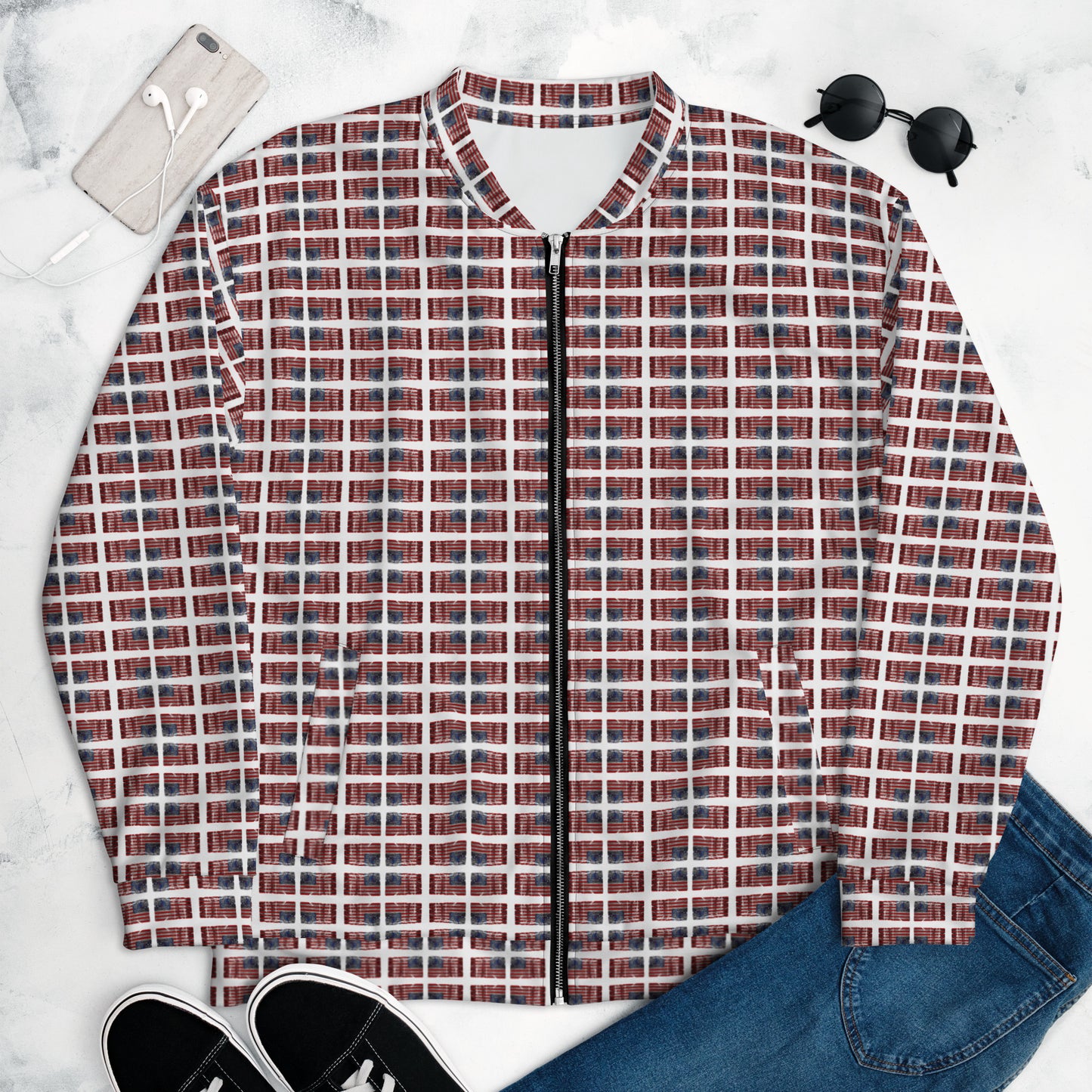 Americana Origins Unisex Bomber Jacket - The God Ball Originals by Chris Rabalais (2024)