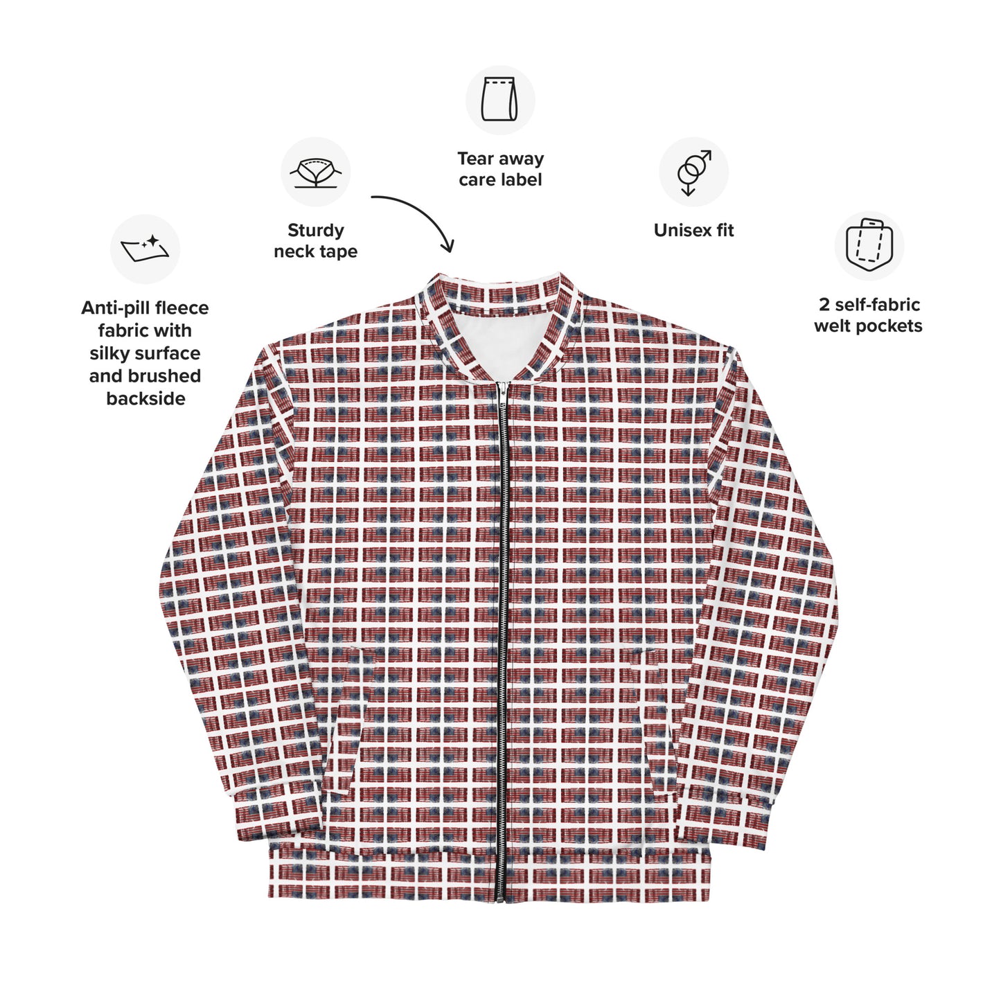 Americana Origins Unisex Bomber Jacket - The God Ball Originals by Chris Rabalais (2024)