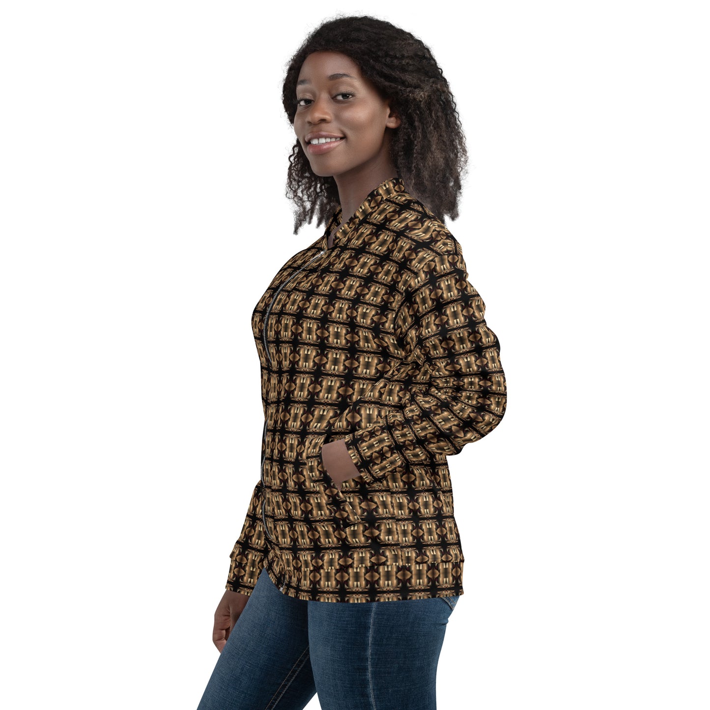 Unisex Bomber Jacket (Full Print) - The God Ball Originals by Chris Rabalais (2024)