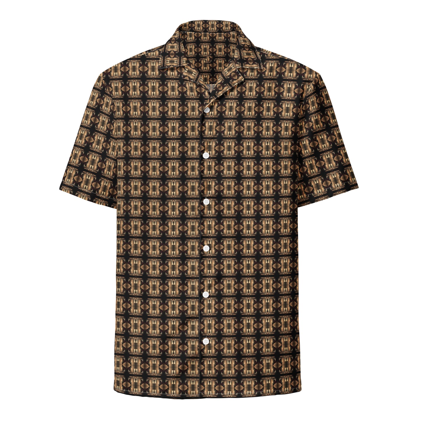 Platinum Unisex Button Shirt (Full Print) - The God Ball Originals by Chris Rabalais (2024)