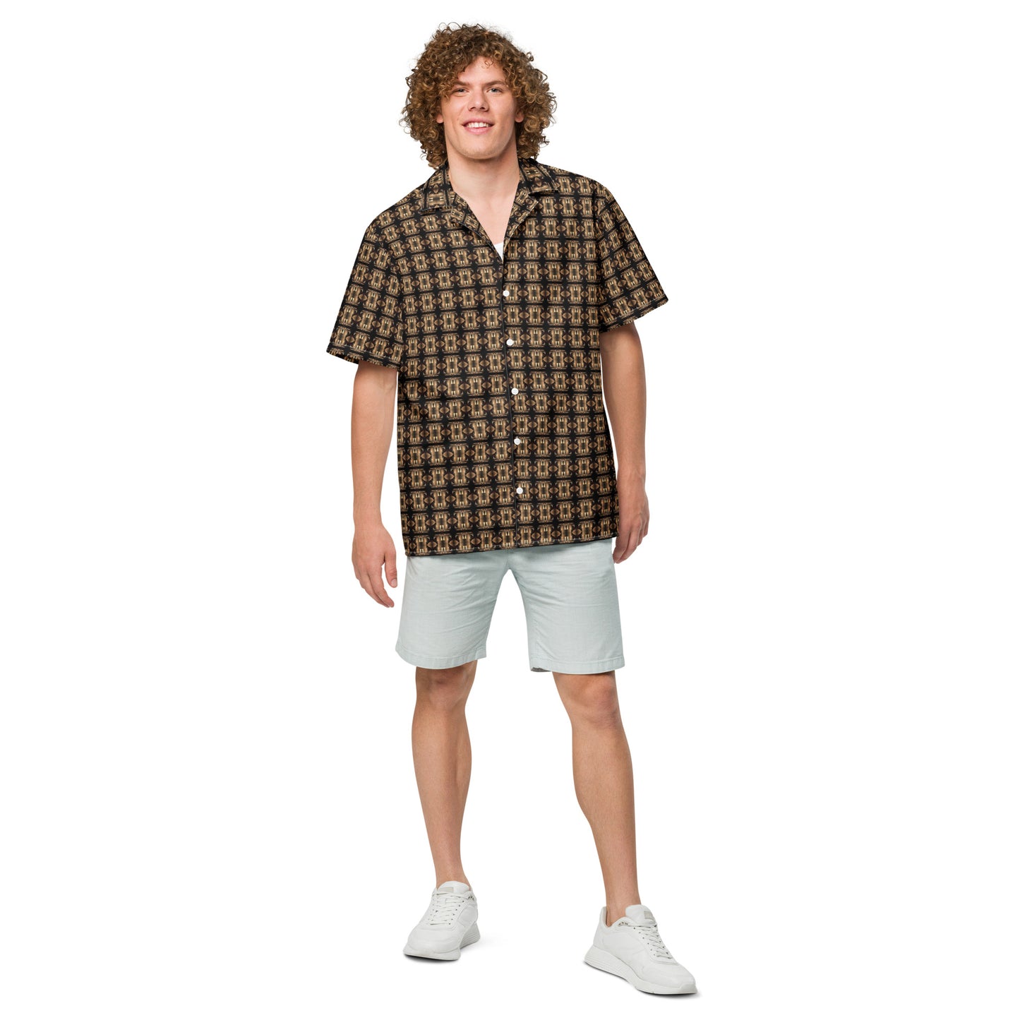 Platinum Unisex Button Shirt (Full Print) - The God Ball Originals by Chris Rabalais (2024)