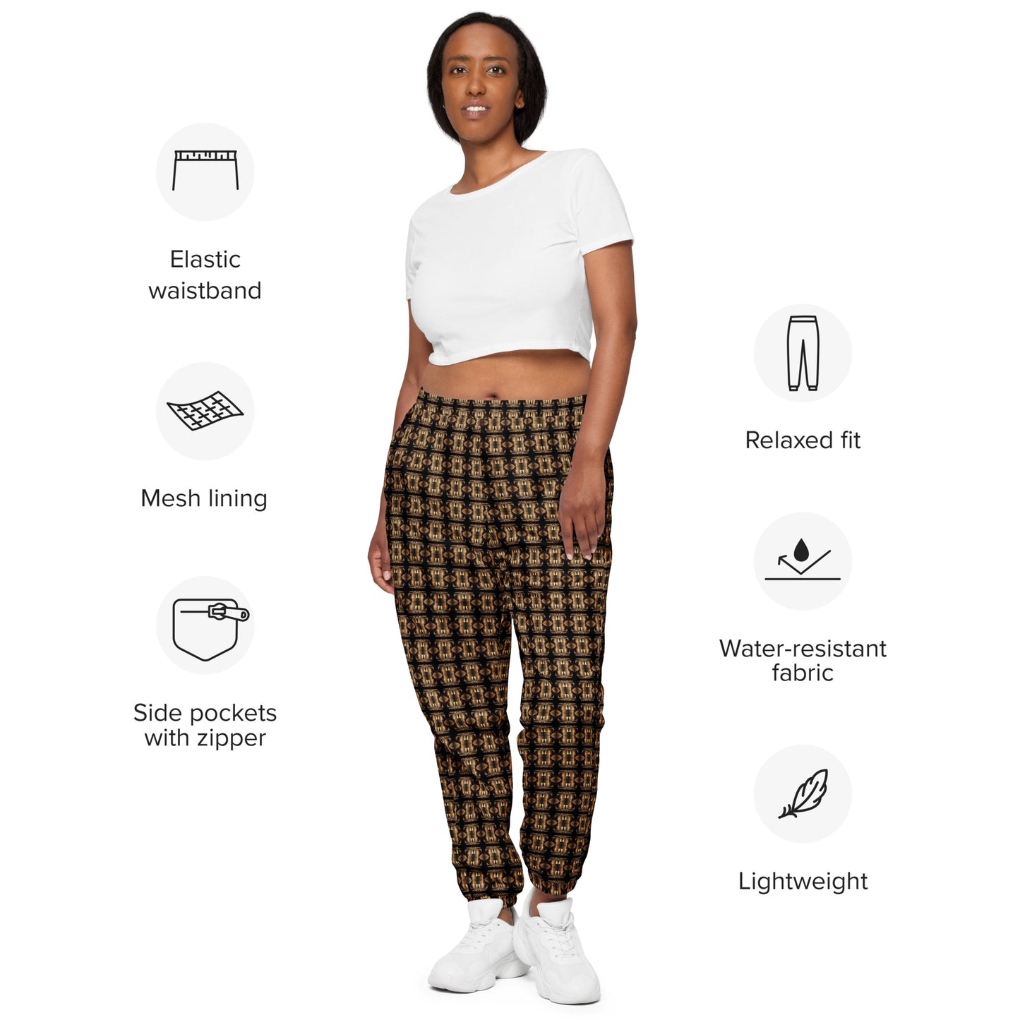 Platinum Unisex Track Pants (Full Print) - The God Ball Originals by Chris Rabalais (2024)