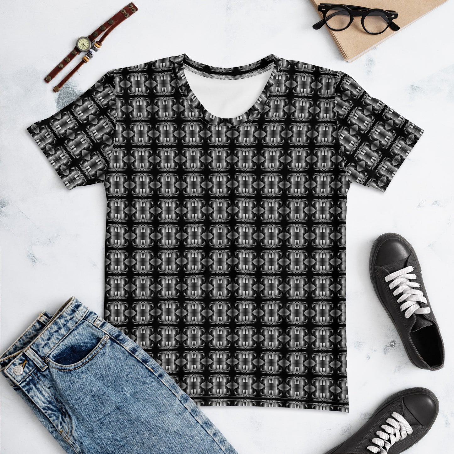 Classic Women's T-Shirt (Full Print) - The God Ball Originals by Chris Rabalais (2024)