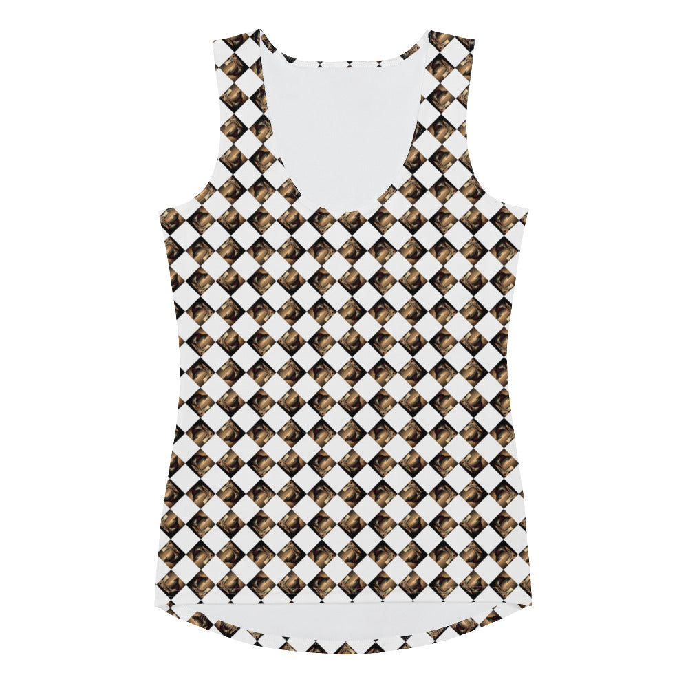 Diamond Gold Tank Top (Full Print) - The God Ball Originals by Chris Rabalais (2024)