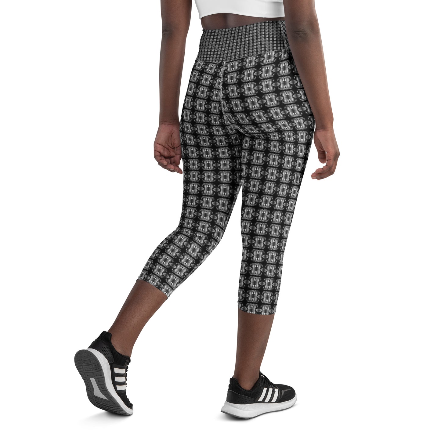 Classic Yoga Capri Leggings (Full Print) - The God Ball Originals by Chris Rabalais (2024)
