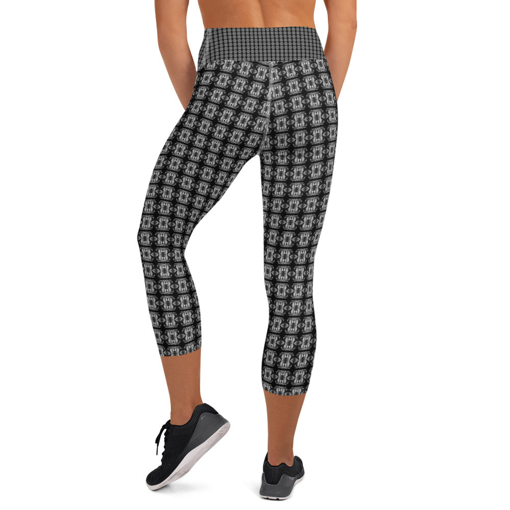 Classic Yoga Capri Leggings (Full Print) - The God Ball Originals by Chris Rabalais (2024)