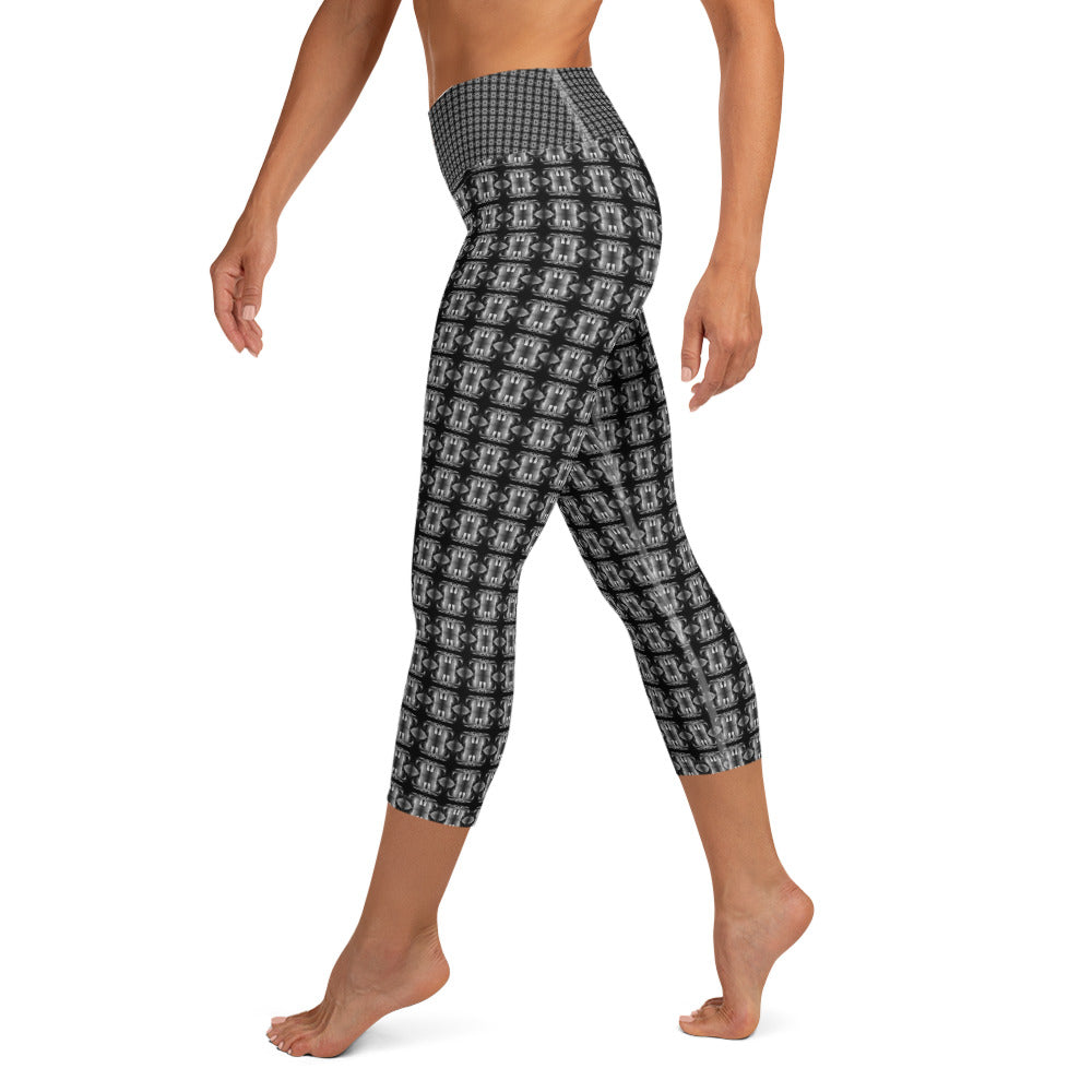 Classic Yoga Capri Leggings (Full Print) - The God Ball Originals by Chris Rabalais (2024)