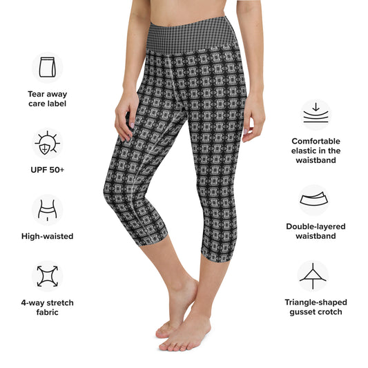 Classic Yoga Capri Leggings (Full Print) - The God Ball Originals by Chris Rabalais (2024)