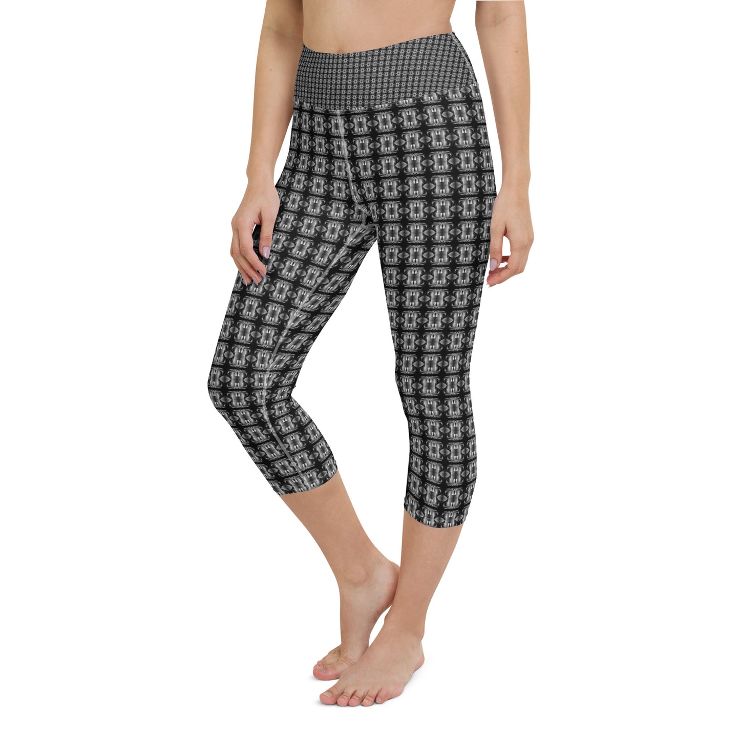 Classic Yoga Capri Leggings (Full Print) - The God Ball Originals by Chris Rabalais (2024)