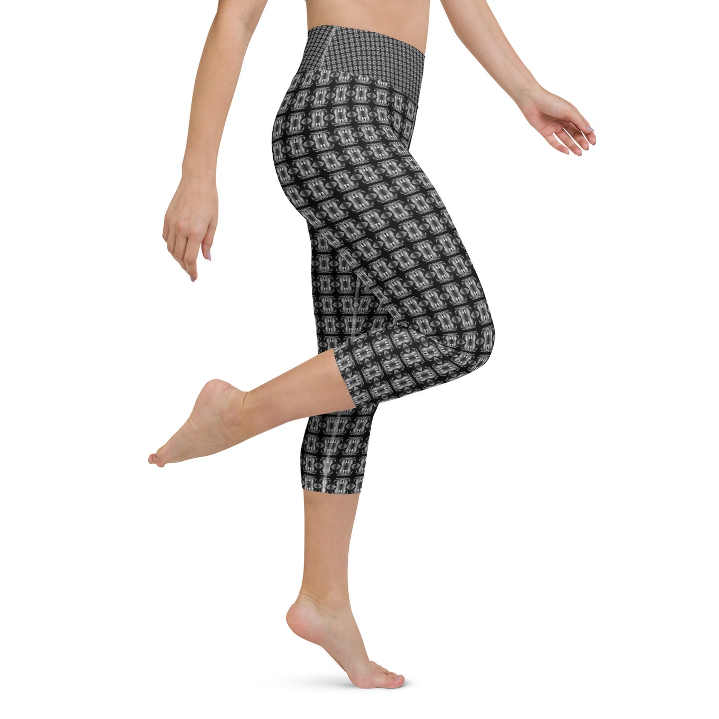Classic Yoga Capri Leggings (Full Print) - The God Ball Originals by Chris Rabalais (2024)