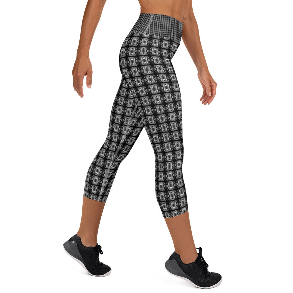 Classic Yoga Capri Leggings (Full Print) - The God Ball Originals by Chris Rabalais (2024)