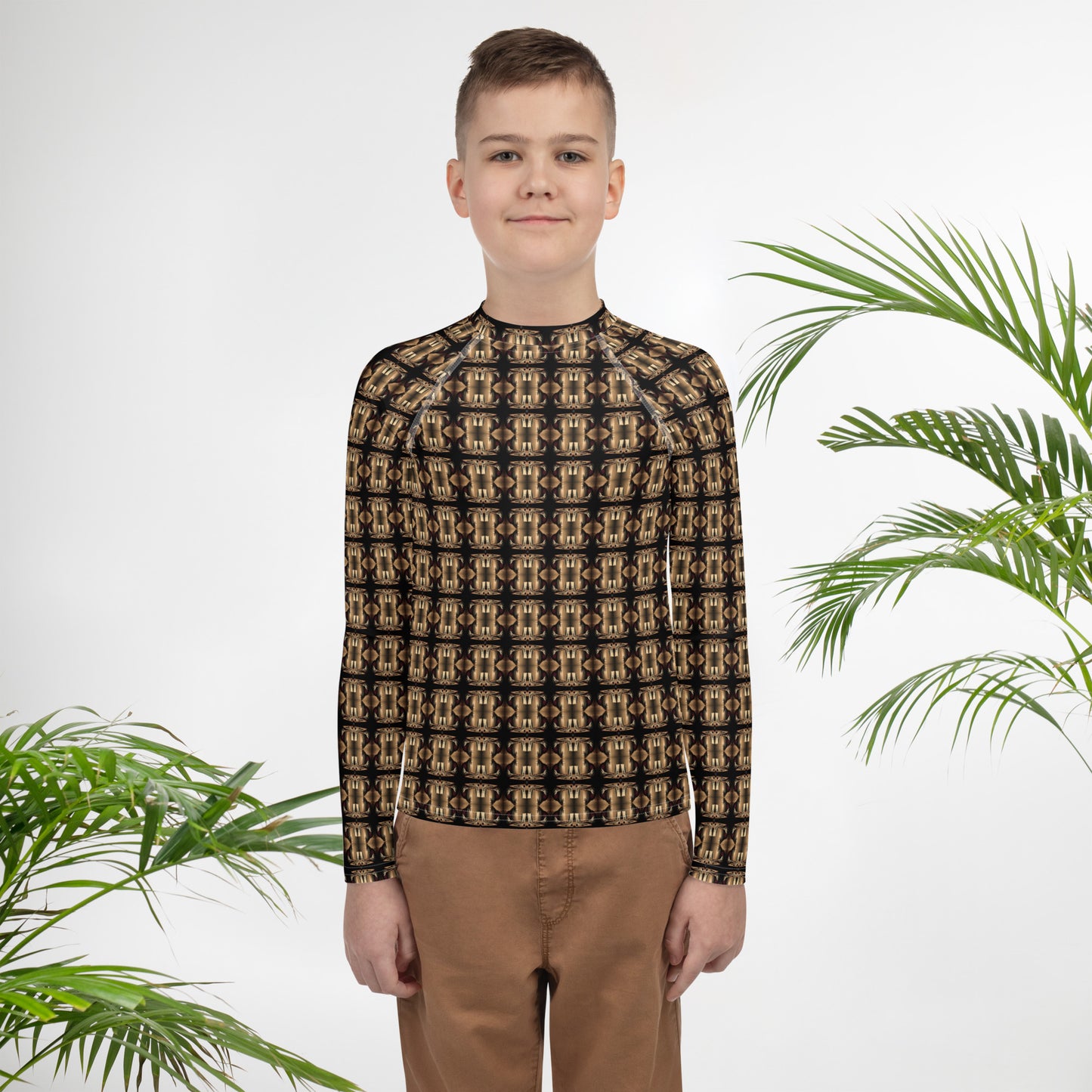 Platinum Youth Rash Guard (Full Print) - The God Ball Originals by Chris Rabalais (2024)