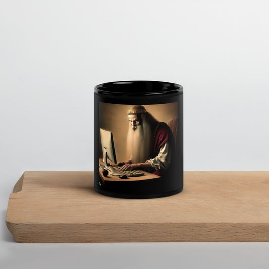Black Glossy Mug - The God Ball Originals by Chris Rabalais (2024)