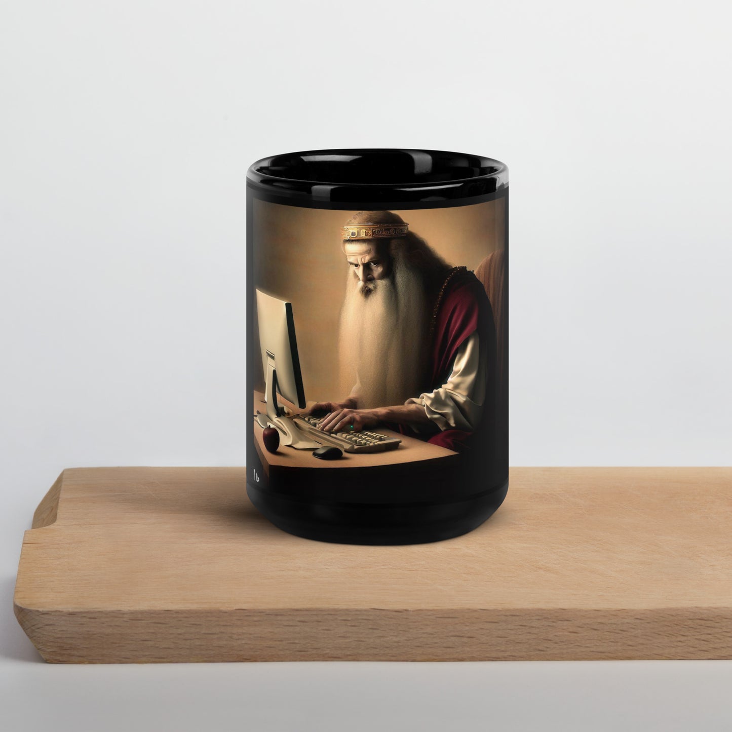 Black Glossy Mug - The God Ball Originals by Chris Rabalais (2024)