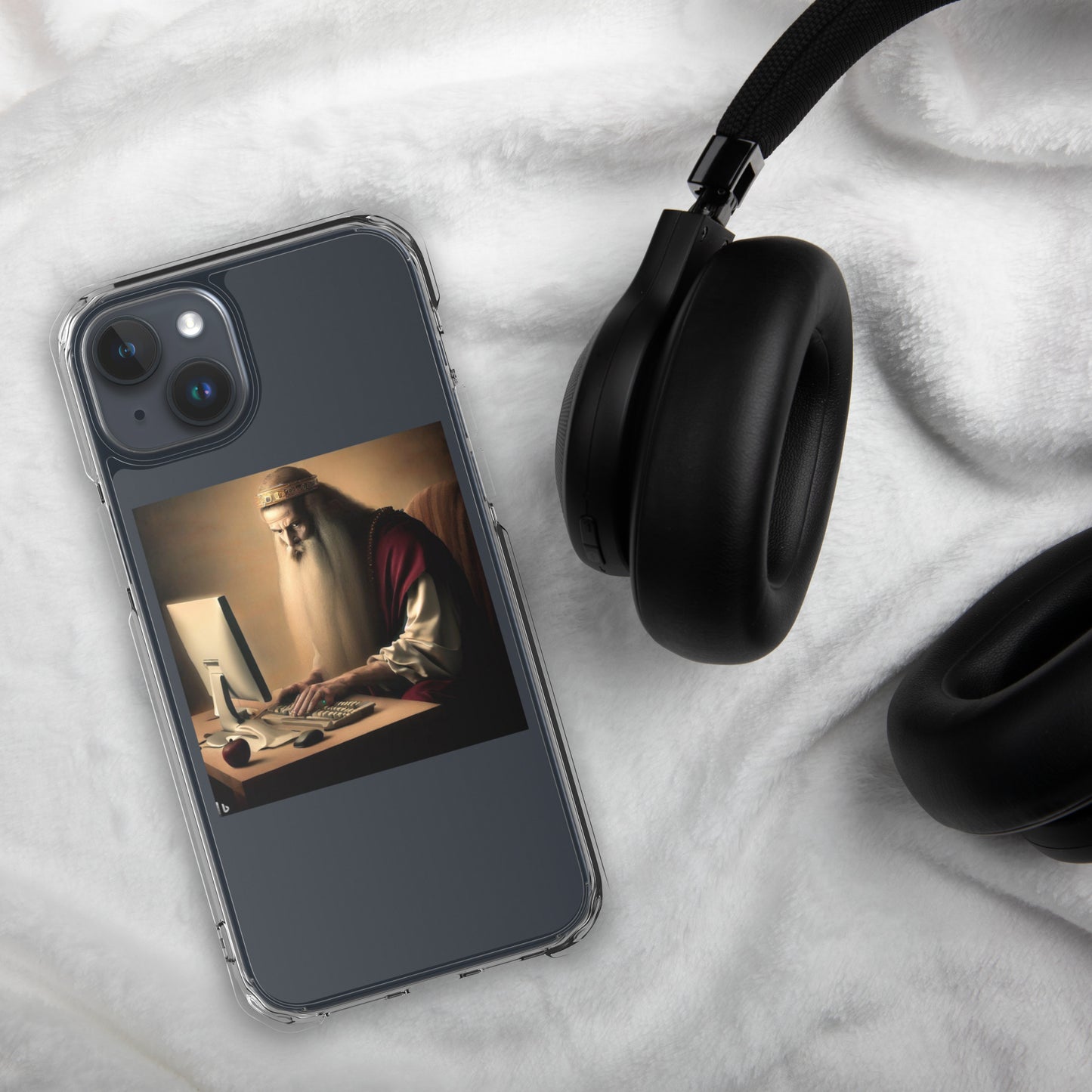 Clear Case for iPhone® - The God Ball Originals by Chris Rabalais (2024)