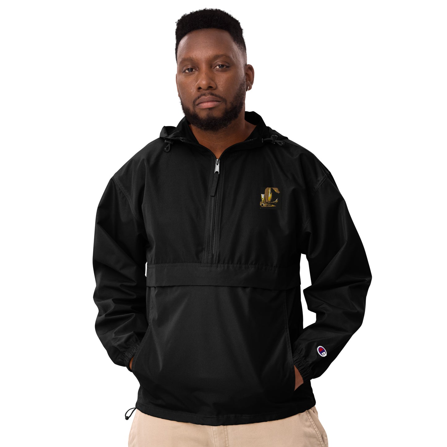 Embroidered Champion Packable Jacket - The God Ball Originals by Chris Rabalais (2024)